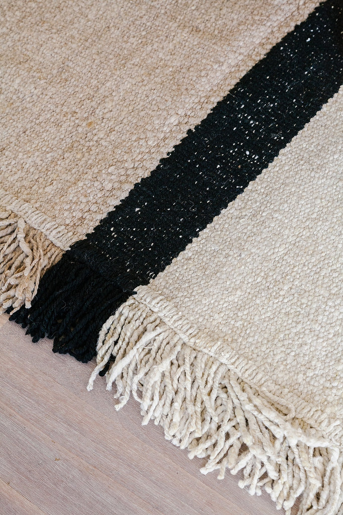 Danna | Natural & Black & Sand + Tassels