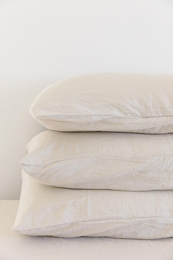 Linen Pillow Slip Set | Oatmeal