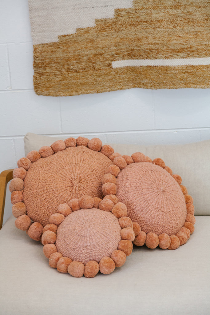 Monte Pom Pom Cushion #1 Medium | Desert Rose