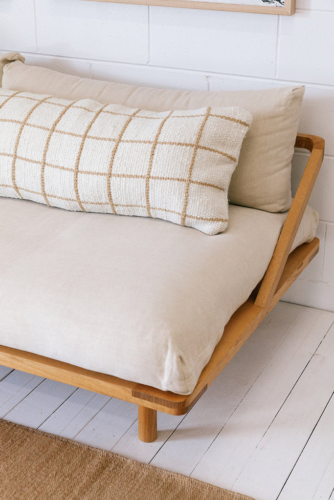 Monte XL Lumbar Cushion #15 | Sand & Natural