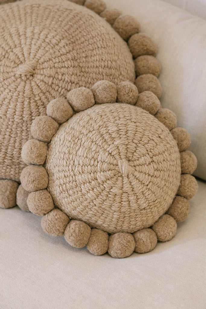 Monte Pom Pom Cushion #1 Mini | Sand