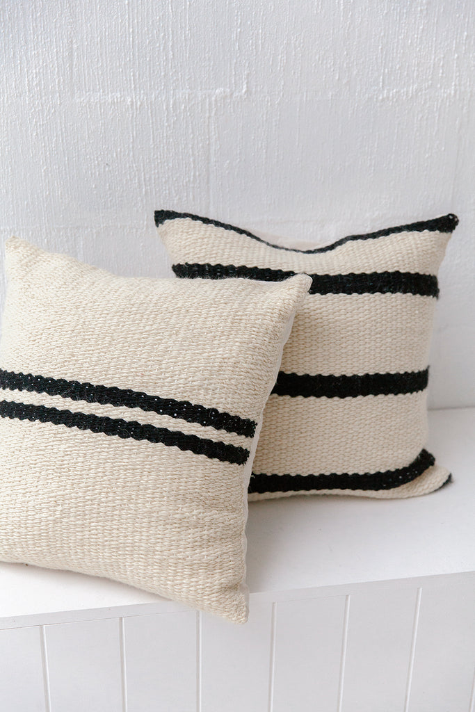 Porteño Cushion #2 | Black