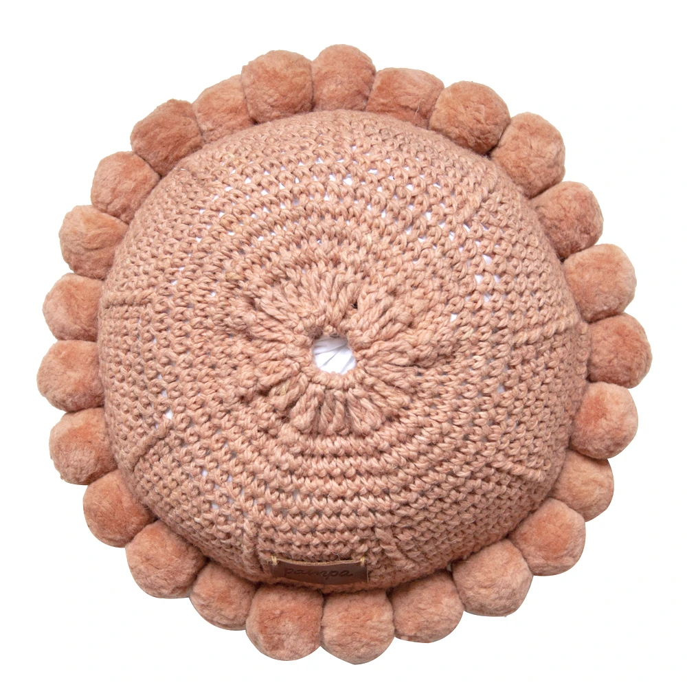 Monte Pom Pom Cushion #1 Medium | Desert Rose