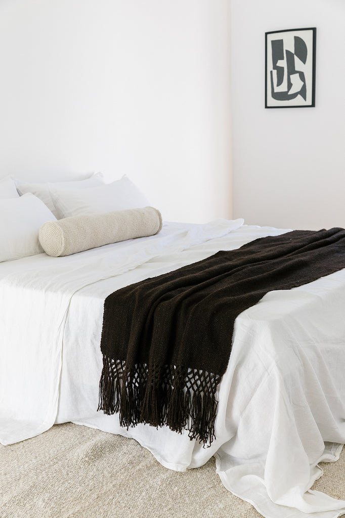 Puna Llama throw | Black