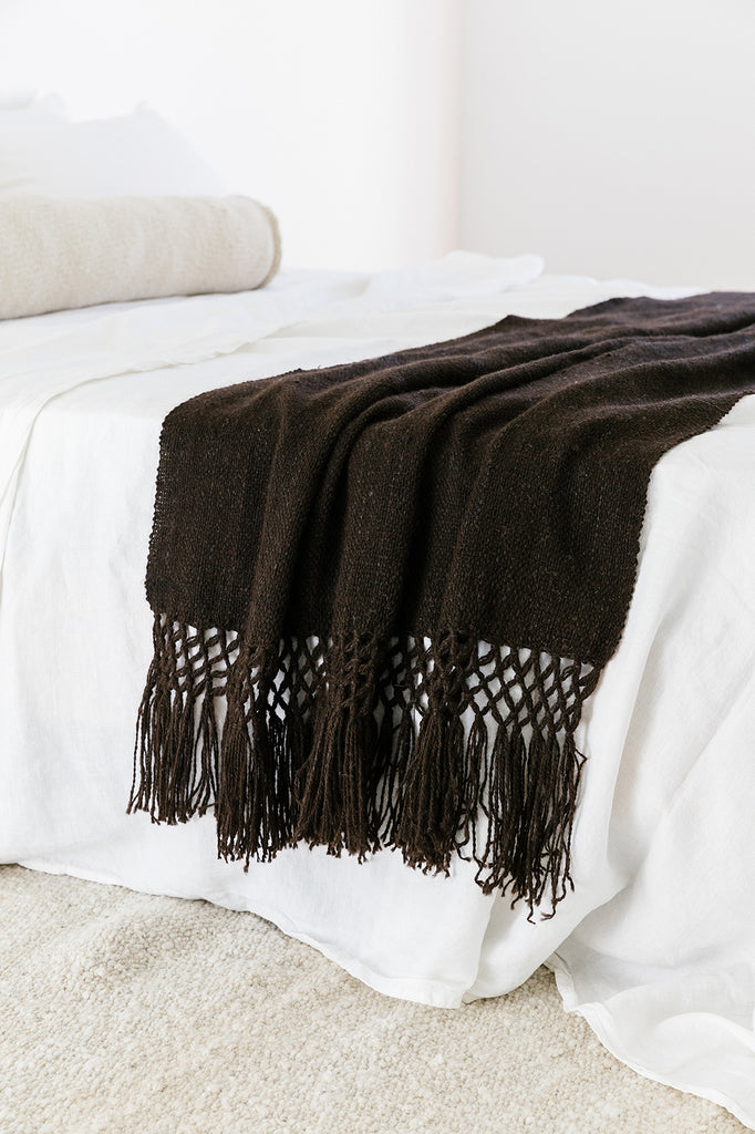 Puna Llama throw | Black